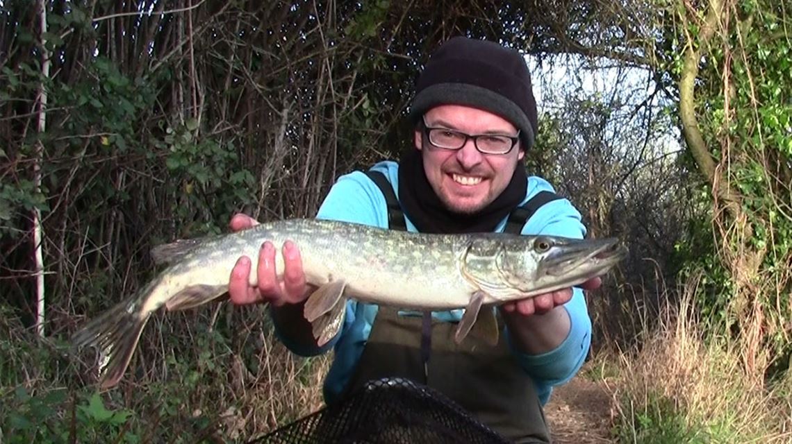 2nd pike of the session on the River Avon