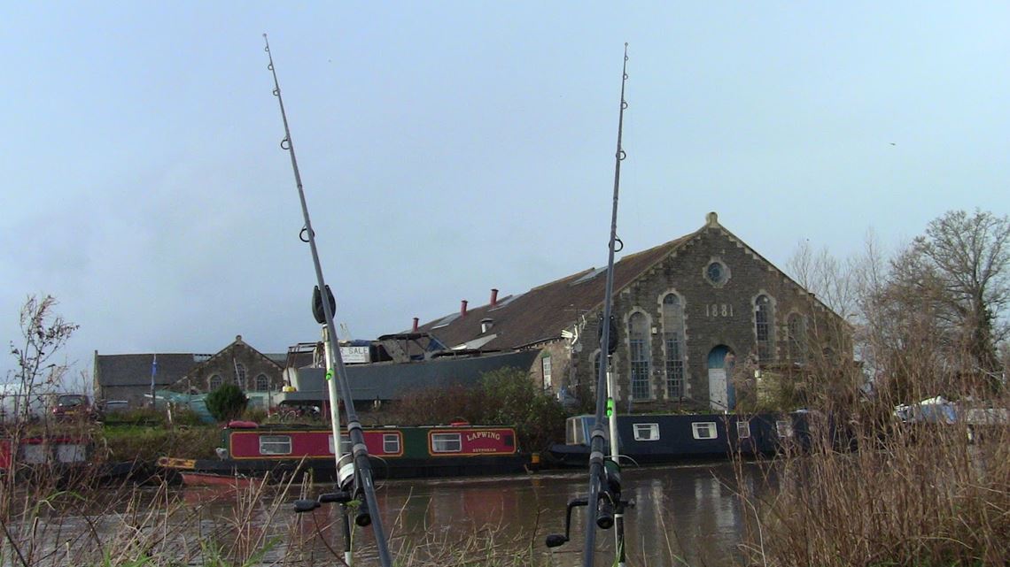 Rods in the air on the Bristol Avon