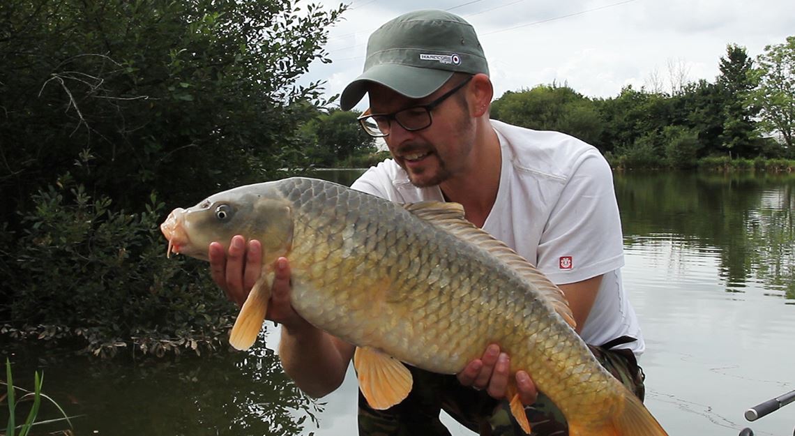Ghosty Common Carp caught at Follyfoot Fishery