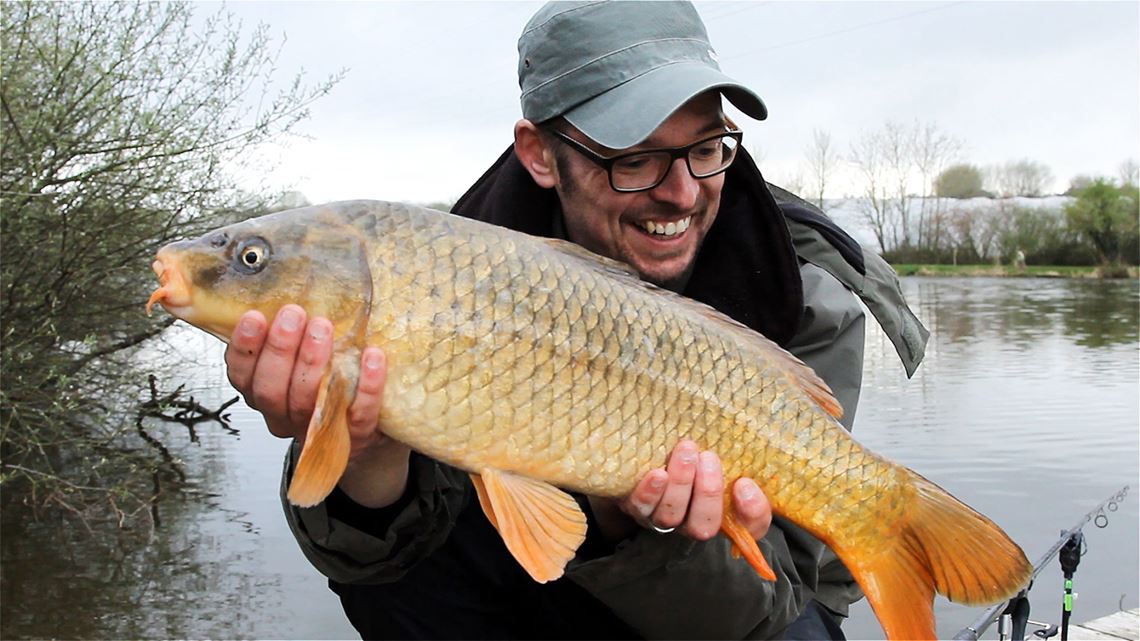 Ghosty Common Carp caught from Follyfoot Fishery